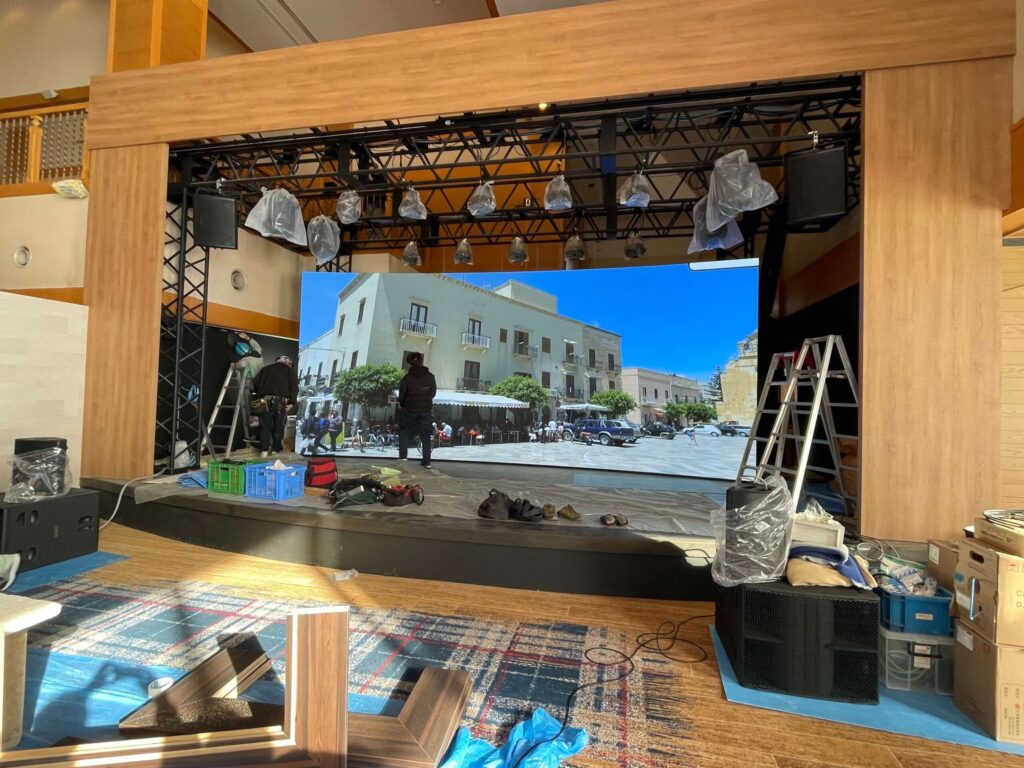 北海道余市郡LED映像